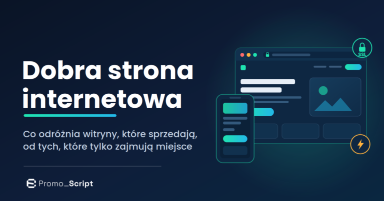 Czego potrzebuje Twoja strona
