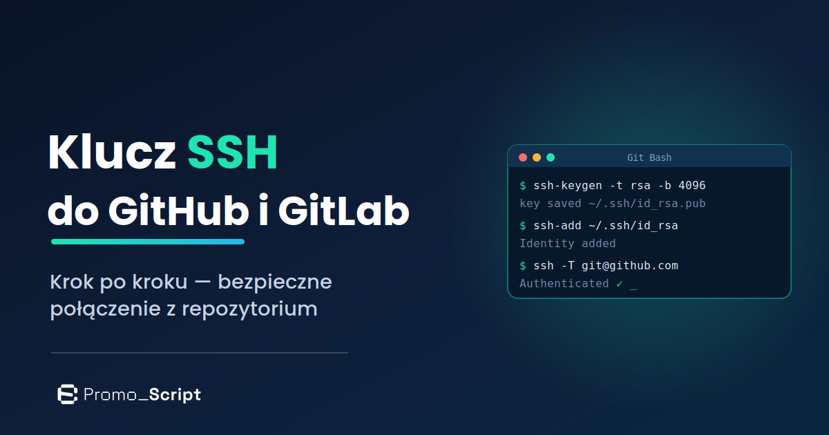 Jak wygenerować klucz SSH - banner