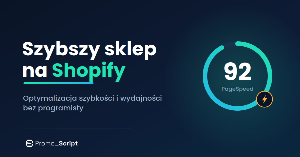 Jak przyśpieszyć sklep na Shopify? - banner na bloga